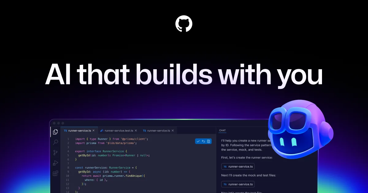 GitHub Copilot official visual